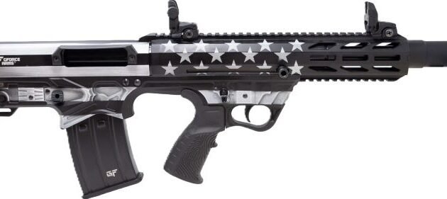 GFORCE ARMS GFY1 AR-12 12GA 3" - 18.5" 5RD GREYSCALE US FLAG