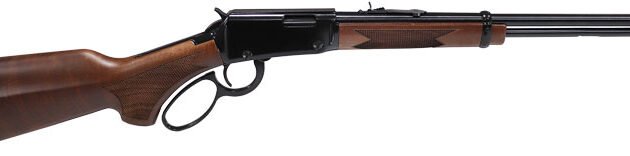 HENRY H1 WESTERN LEVER RIFLE - 22/S/L/LR 18.5" BLUED WALNUT