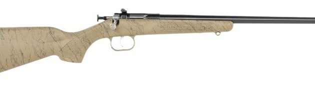 CRICKETT RIFLE G2 22LR TAN - SYNTHETIC/GOLD WEB BLUED