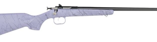 CRICKETT RIFLE G2 22LR PURPLE - SYNTHETIC/GOLD WEB BLUED
