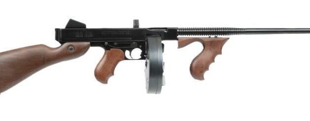 THOMPSON 1927A1 45ACP CARBINE - 50RD DRUM 20RD MAG WALNUT