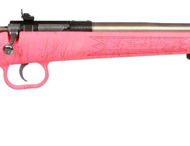 KSA CRICKETT PINK SYN 22LR GOLD WEBBED SS