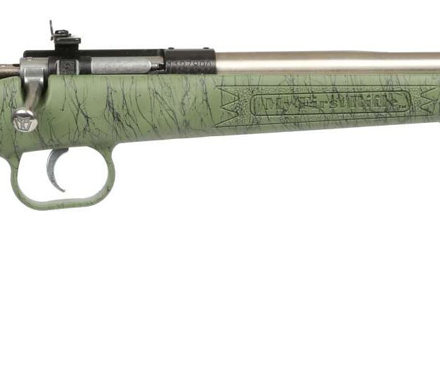 KSA CRICKETT GREEN SYN 22LR BLK WEBBED SS