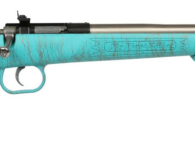 KSA CRICKETT BLUE SYN 22LR GOLD WEBBED SS