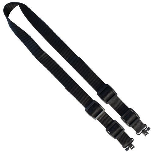 US TACTICAL D6: HUNTING SLING - 2-POINT SLING 1.25" BLACK