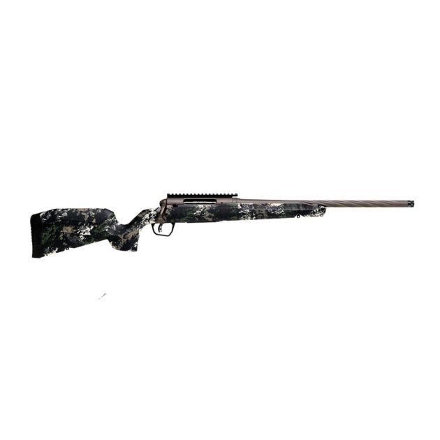 Savage Axis 2 Pro Forest SP Camo Rifle 22-250 Rem 4rd Capacity 18" Fluted Threaded Barrel Synthetic Stock