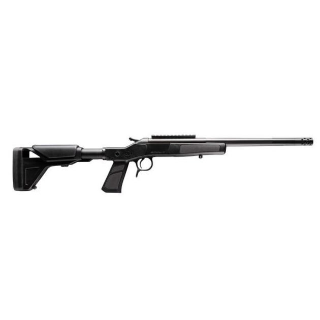 CVA Scout XP-SB Rifle .223 Rem Single Shot 16.5" Threaded Fluted Stainless Steel Barrel w/Graphite Black Stock