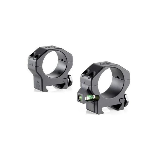RPM Precision 35mm Low (.885'') Scope Rings with Co-linear Bubble Level