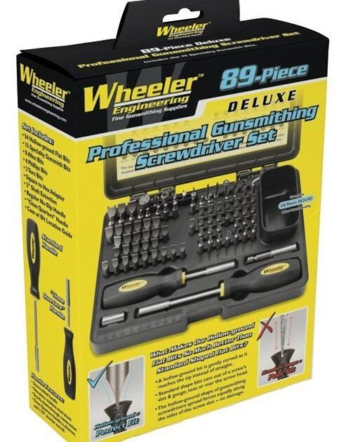 Wheeler Engineering 89-Piece Professional Gunsmithing Screwdriver Set
