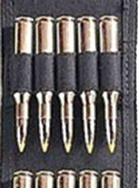 Uncle Mike's Plain Black Cartridge Carrier Folding Rifle