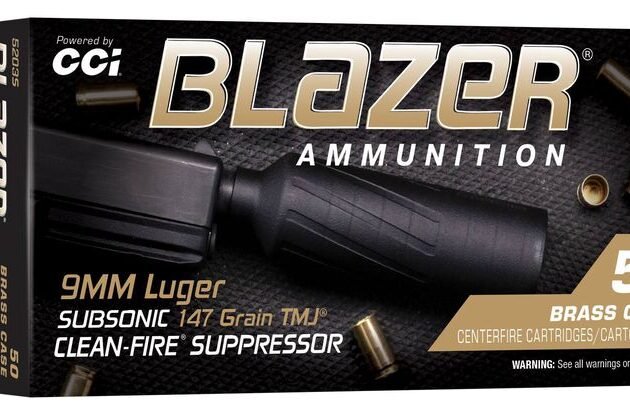 BLAZER BRASS SUPPRESSOR 9MM 147GR TMJ 50/10