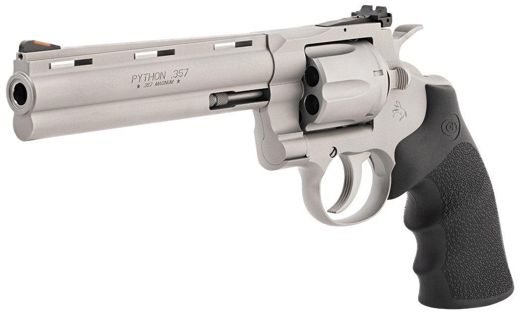 CLT PYTHON 357MAG 6 SS HOGUE GRIP 6RD