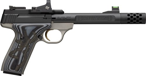 BROWNING BUCK MARK PLUS 22LR - 5.9" W/CT RED DOT THREADED