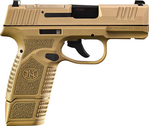 FN REFLEX MRD 9MM LUGER - 1-11RD 1-15RD FDE NO SAFETY