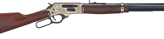 HENRY H9 BRASS SIDE GATE 30-30 - 20" BRASS WALNUT WILDLIFE ED.