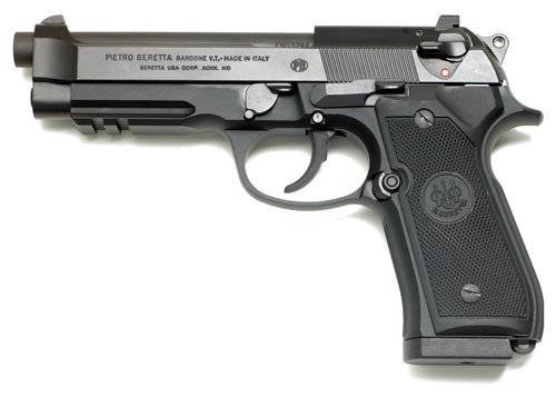 BERETTA 96A1 40SW 4.9" FS 12RD - BLUED MATTE BLACK POLY
