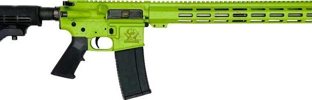 GLFA AR15 SPLATTER 223 WYLDE - 16" S/S BBL ZOMBIE GREEN