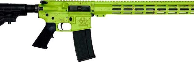 GLFA AR15 SPLATTER 223 WYLDE - 16" NIT BBL ZOMBIE GREEN
