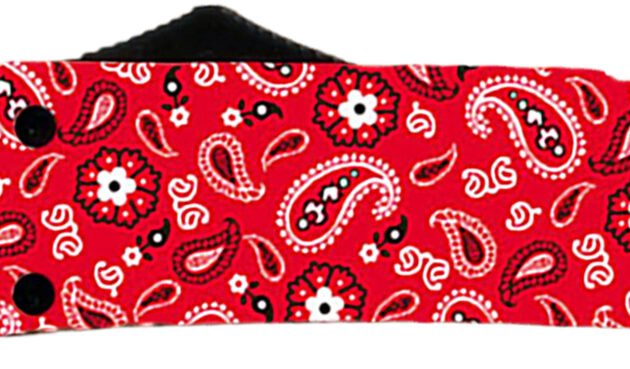 TPL SLIM BANDANA RED DROP PNT