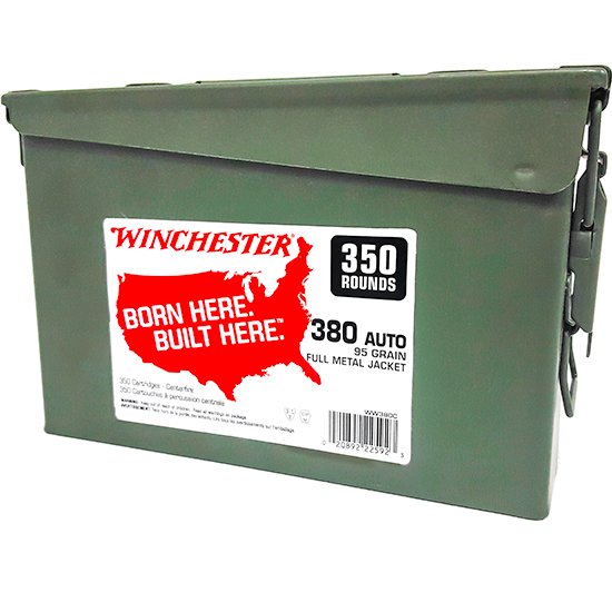 WIN CAN 380ACP 95GR FMJ 350/2