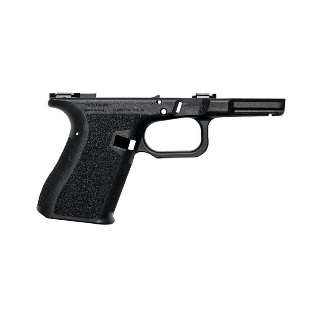 Combat Armory Stripped Handgun Lower/Frame for Gen 3 Glock 19/23/32 Parts Compatible with Locking Block