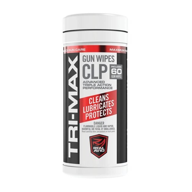Real Avid Tri-Max CLP Gun Wipes Canister 60/ct