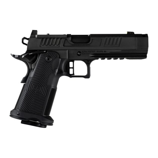 Alpha Foxtrot AF1911-ROMULUS Handgun DLC Finish 9mm Luger 17(1)&20(1)rd Magazines 4.25" Compensated Threaded Barrel