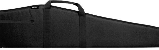 BULLDOG DELUXE RIFLE CASE 44" - BLACK W/ ZIPPER ACCESS POCKET