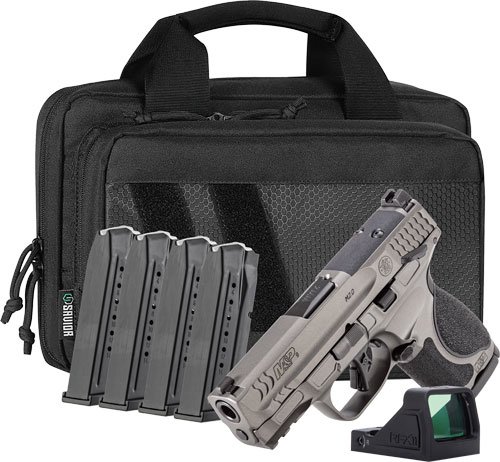 S&W M&P9 M2.0 METAL COMPACT - 3.6" 9MM 15-RD SAFETY GR BUNDL