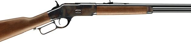 WINCHESTER 1873 SHORT RIFLE - CLR CASE 357/38SP BLUED/WALNUT