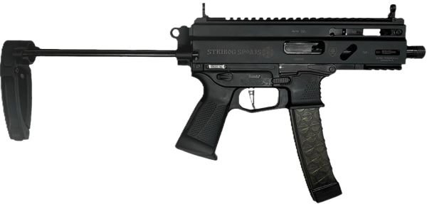 GRAND POWER STRIBOG SP9A3S 9MM - 5" 30RD MAG TAILHOOK BRACE BLK