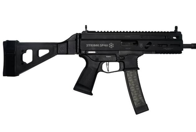 GRAND POWER STRIBOG SP9A1 9MM - 8" BBL 30 RD MAG W/ BRACE BLK