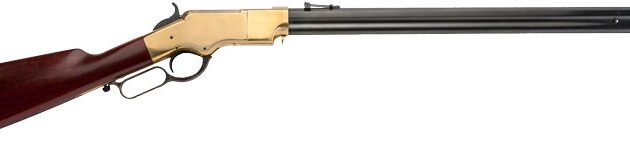CIMARRON HENRY CIVILIAN 44/40 - 24" BRASS FRAME/BLUED WALNUT