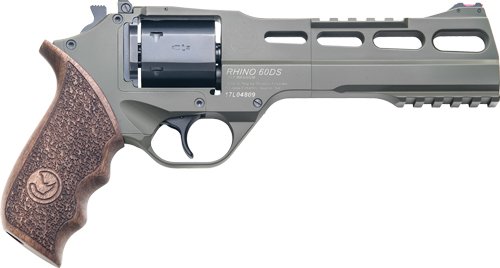 CHIAPPA RHINO 60SA 357MAG - 6" ADJ. SIGHT ODG/WALNUT