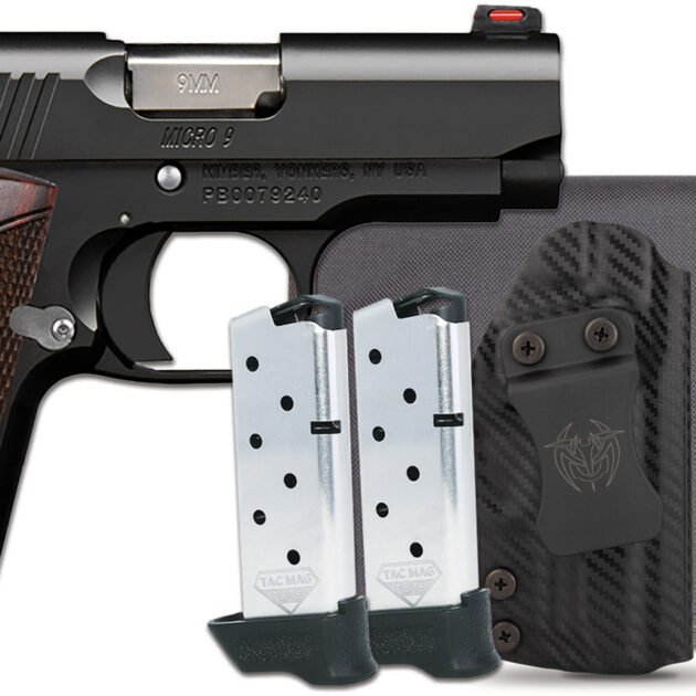 KIMBER MICRO 9 BLACK ROSEWOOD RTC 9MM 3.15
