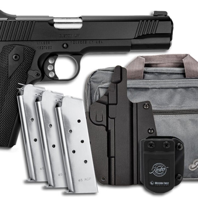 KIMBER 1911 CUSTOM LW 45ACP 5 CLUB BUNDLE