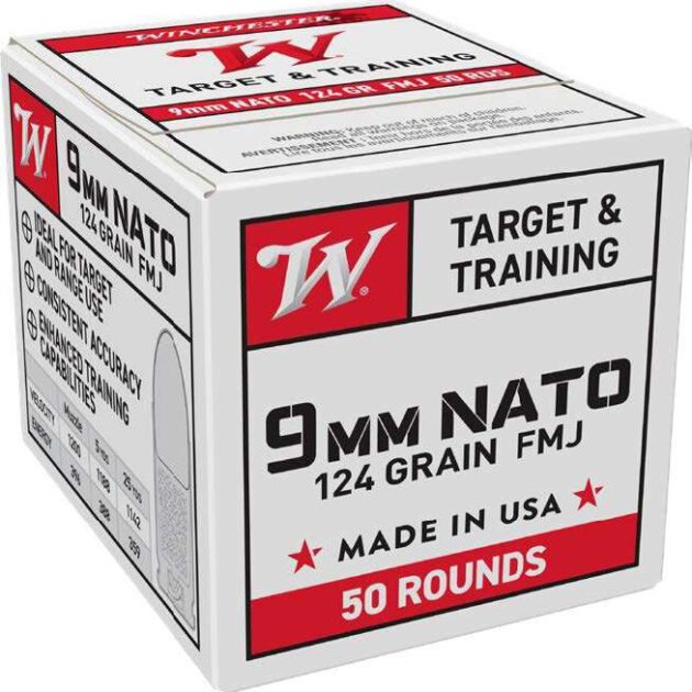 WIN 9MM 124GR FMJ NATO 50RD