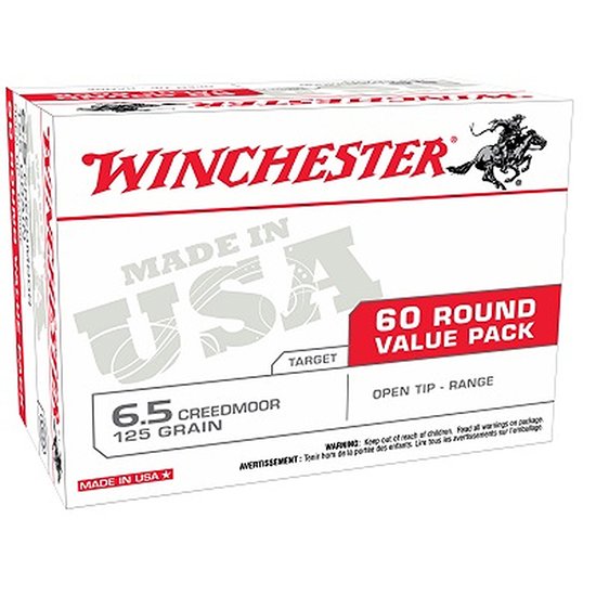 WIN USA 6.5CREED 125GR HP 60RD VALUE PACK 60/4