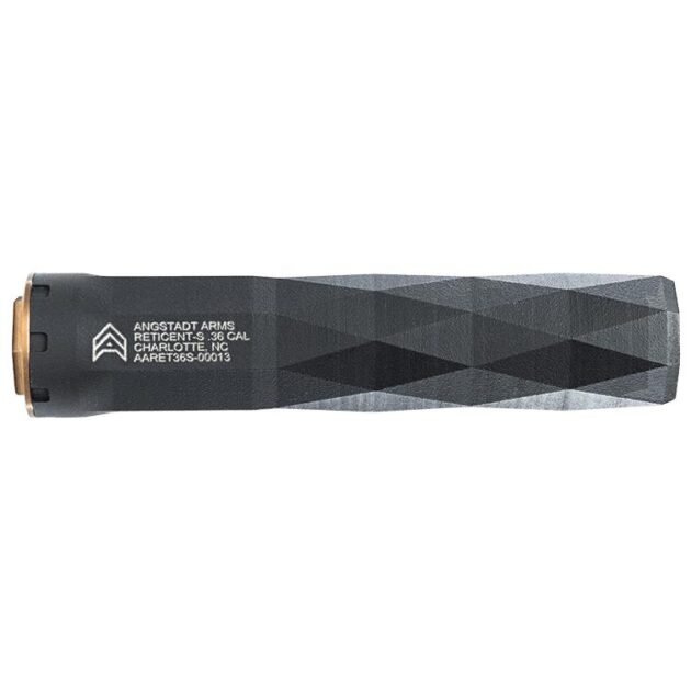 Angstadt Arms Reticent 360L Suppressor - .36 Cal 1.55 Dia 8" Length