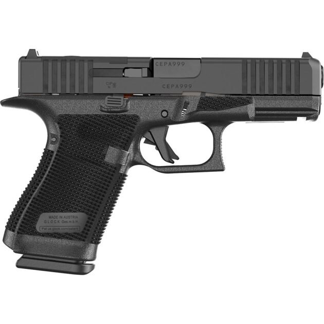 Glock 19 Gen 6 Handgun 9mm Luger 10rd Magazines (3) 4.02" Barrel Black Austria