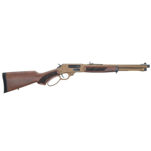 Henry H10 Explorer Carbine Rifle .45-70 Govt 4rd Capacity 16.5" 5/8x24 Threaded Barrel Walnut Stock Burnt Bronze Receiver