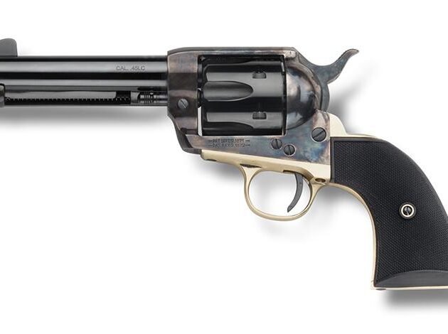 Pietta 1873 Gunfighter Handgun .45 Colt 6rd Capacity 4.75" Barrel Black Grips