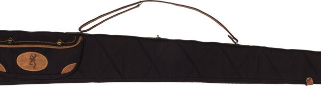 BROWNING LONA CANVAS GUN CASE - 52" BLACK/BROWN TRIM W/SLING