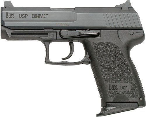 HK USP9 COMPACT V7 DAO 9MM - 3.58" BBL 2-13RD BLACK