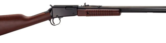 HENRY H3 PUMP ACTION 22S/L/LR - 20" OCTAGON BLUED WALNUT
