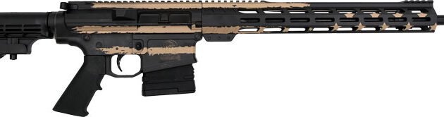 GLFA AR10 RIFLE 308 WIN 18" - NITRIDE BBL DESERT FLAG 10-RDS