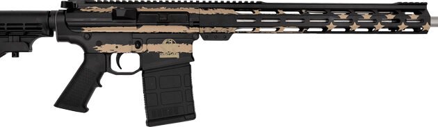 GLFA AR10 RIFLE 308 WIN - 18" S/S BBL DESERT FLAG 10-RDS