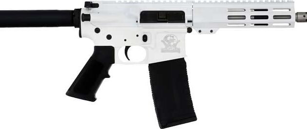 GLFA AR15 PISTOL 223 WYLDE - 7.5" STAINLESS BBL WHITE