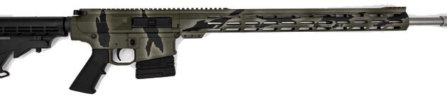 GLFA AR-10 243WIN 24 PURSUIT GRN CAMO/SS 5RD