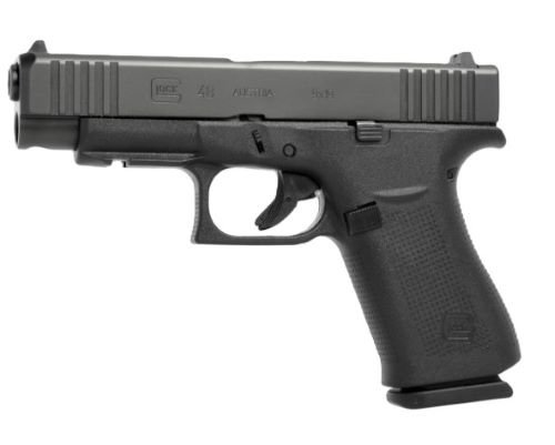 GLOCK 48 9MM LUGER FS 15-SH - W/ FRONT RAIL BLACK